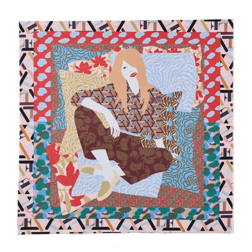 ELLE かわいいグラフィックのメガネ拭き 2枚セット EL330LC