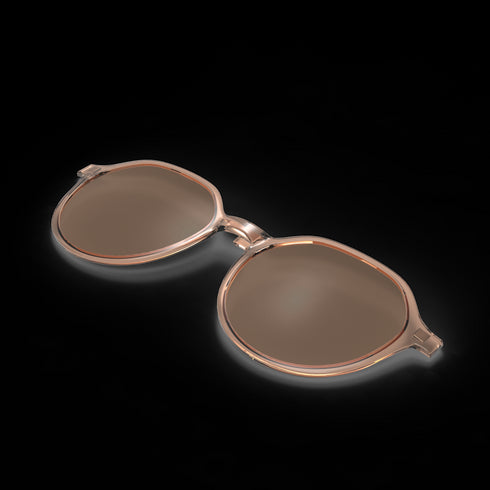 1本で複数のレンズに交換できるクリップオンサングラス ボストンシェイプ EP300