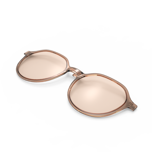 1本で複数のレンズに交換できるクリップオンサングラス クラウンパントシェイプ EP310