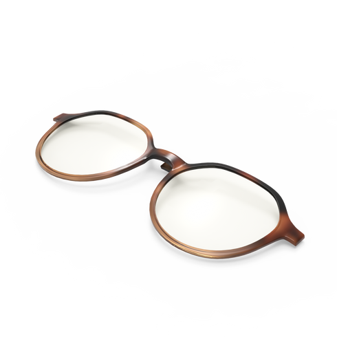 1本で複数のレンズに交換できるクリップオンサングラス クラウンパントシェイプ EP310