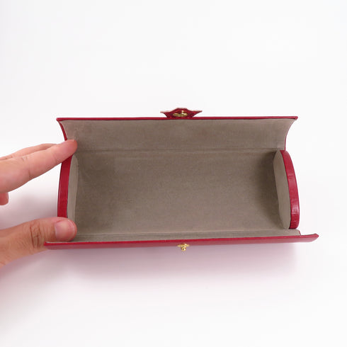 磁石不使用のボタンタイプのメガネケース MT523