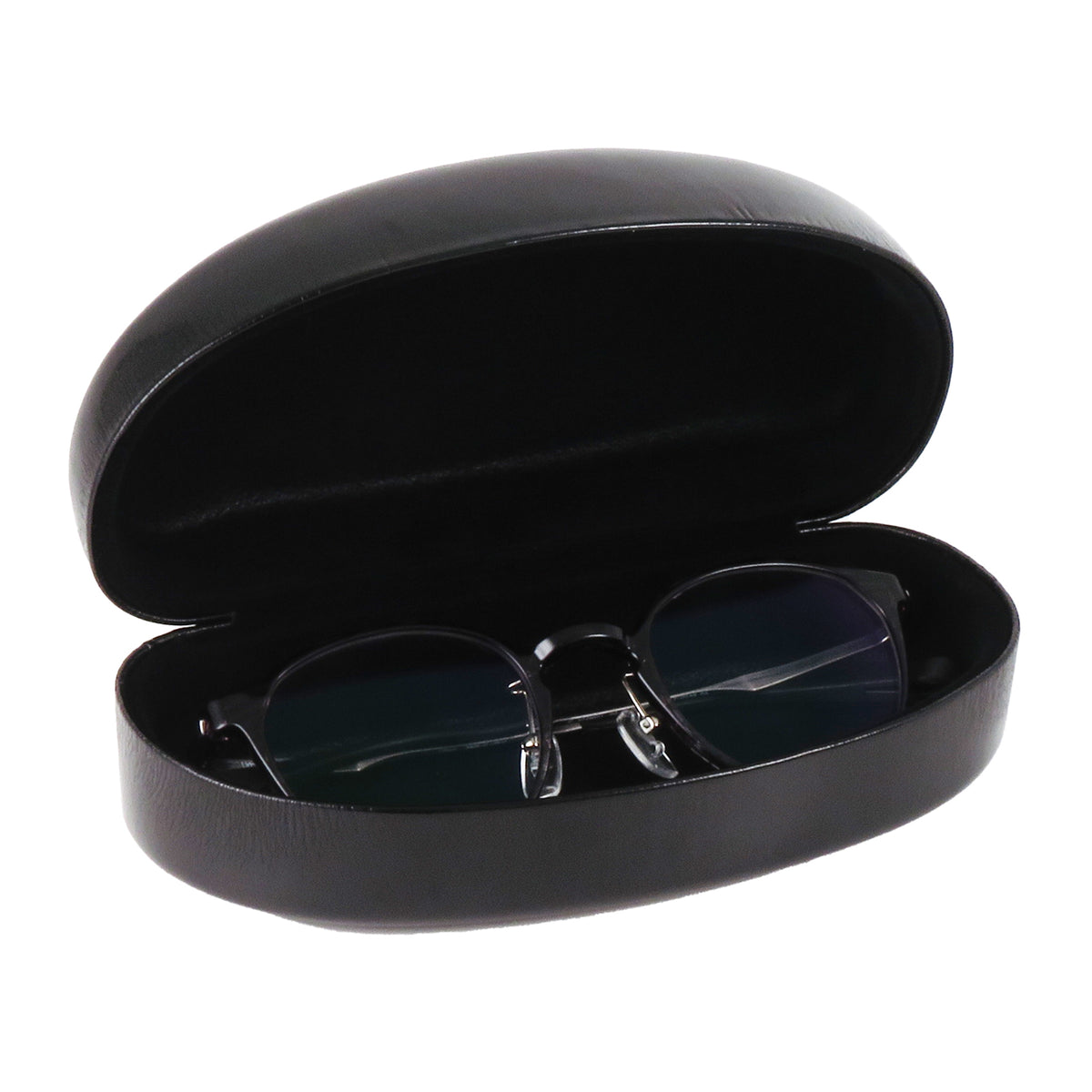 サングラスもOK!! 頑丈で大きめのハードメガネケース MT551