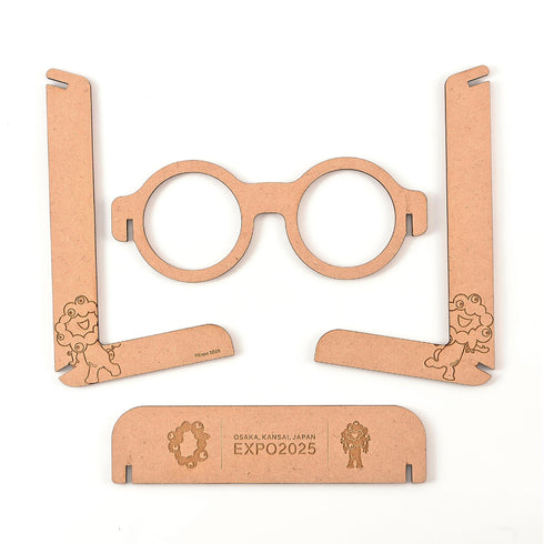 ミャクミャクのメガネスタンド 廃材を再利用したエコ商品 MY5151CS