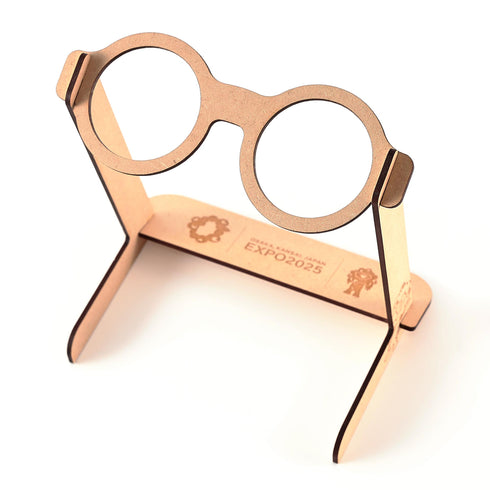 ミャクミャクのメガネスタンド 廃材を再利用したエコ商品 MY5151CS