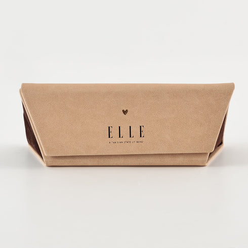 ELLE 折りたたみメガネケース BE 2