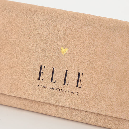 ELLE 折りたたみメガネケース BE 4