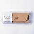 ELLE 折りたたみメガネケース ベージュ パッケージ