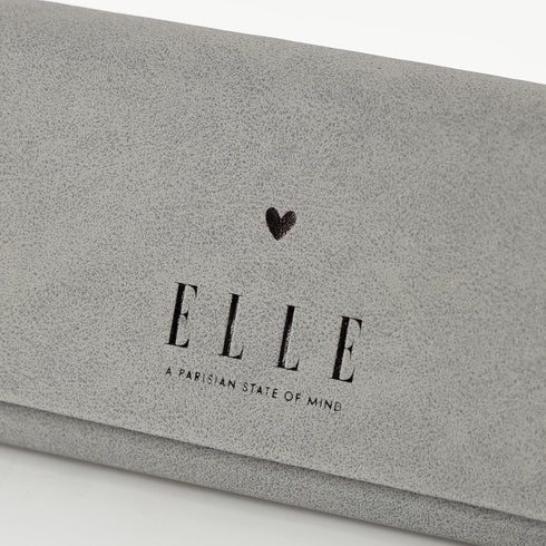 ELLE 折りたたみメガネケース グレー 4