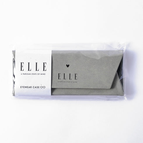 ELLE 折りたたみメガネケース グレー パッケージ