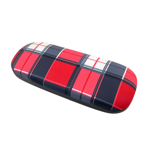 カバンの中でも目立つチェック柄のメガネケース MT565